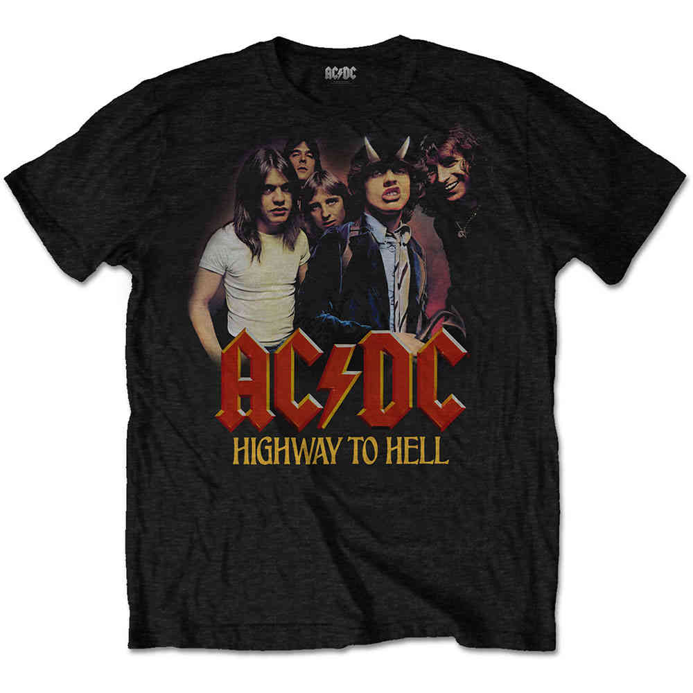 AC/DC - H2H Band Herren T-Shirt - Schwarz